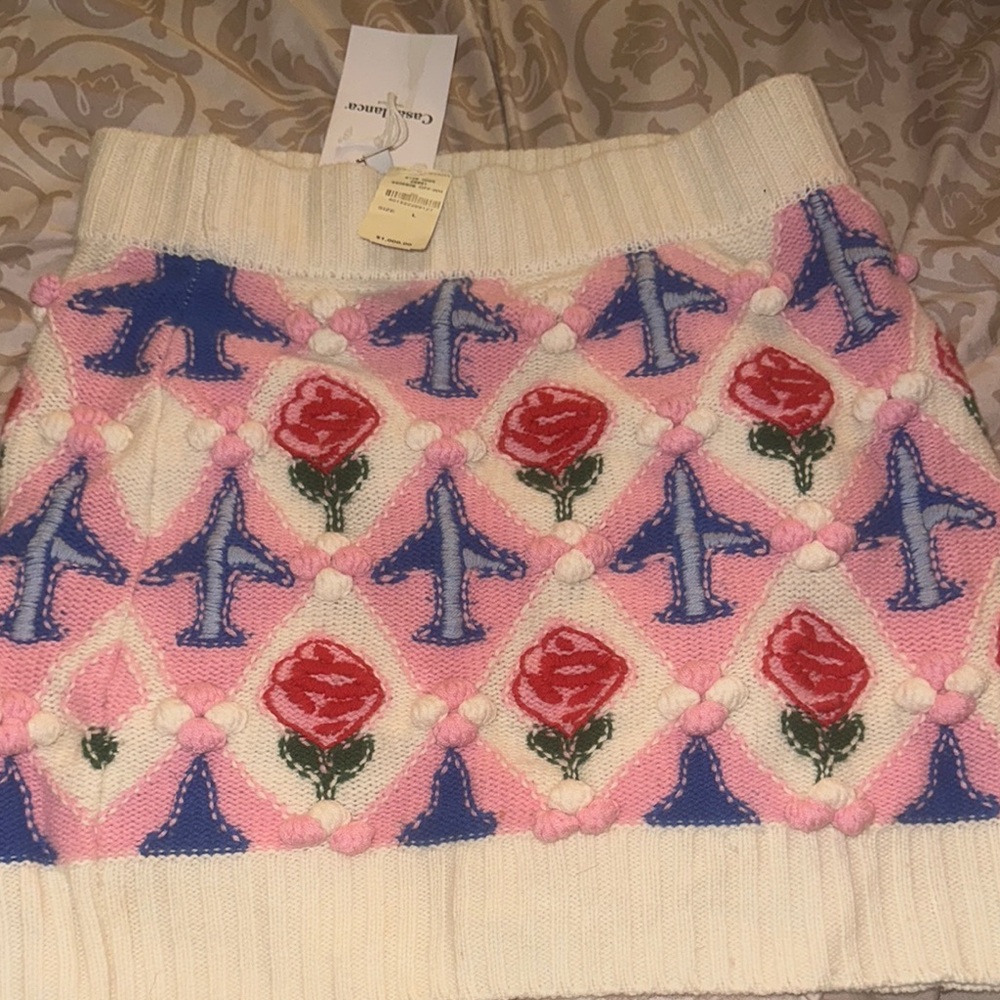 Casablanca Knit Skirt